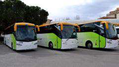 Autobuses de Monbus pertenecientes a la red Exprés.cat