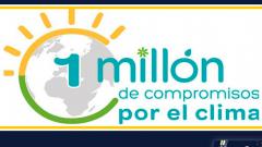 Logotipo de la campaña ministerial 1 millón por el clima