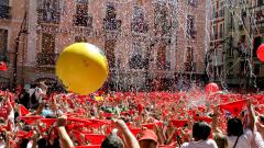 El chupinazo, acto que da inicio al San Fermín