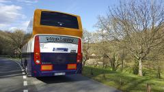 Autobús de Monbus Castrosua Stellae en el Río Rato (Lugo)