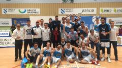 Equipo Monbus Obradoiro ganadores de la Copa Galicia