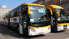 Autobus Monbus pendant un service