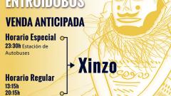 Servicios de Monbus para viajar en autobús al Carnaval de Xinzo