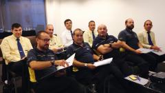 Conductores de autobuses Monbus en un curso de formación