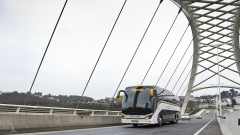 Imagen de un autobús de Monbus en Lugo