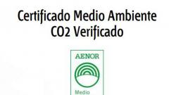 Certificado AENOR Medio Ambiente CO2 verificado