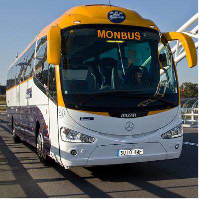 Autobús de Monbus de Mercedes-Benz carrozado por Irizar