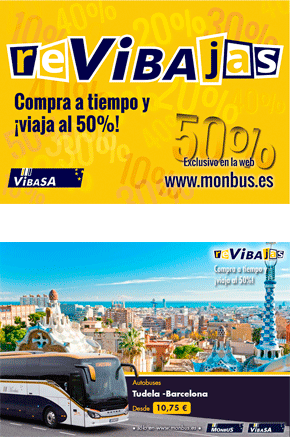 ReVibajas en Vibasa. Compra a tiempo y ¡iviaja al 50%!