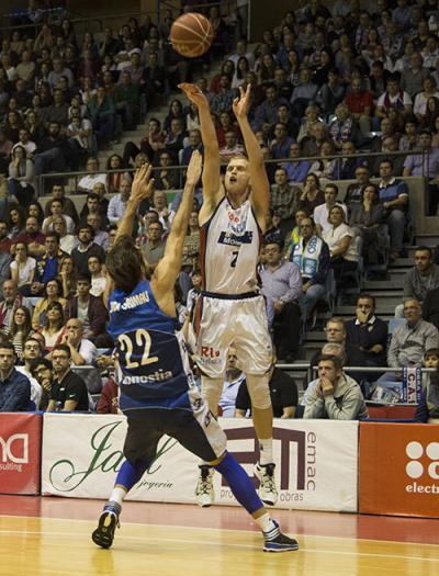 Tyler Haws, alero del Obradoiro y el hombre del partido.