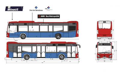 Autobús de Monbus del servicio de la Línea 88