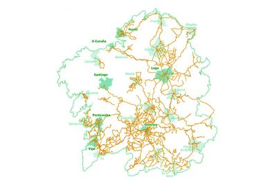 Mapa de las líneas afectadas por la huelga