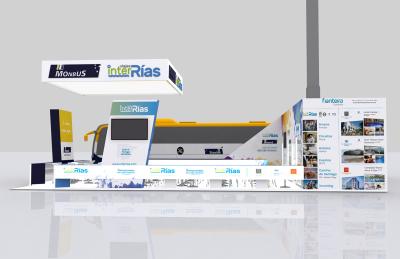 Plano del Stand de Monbus en Fitur 2018