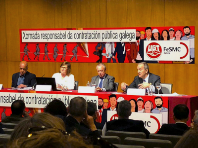 Raúl López durante su intervención en la mesa redonda