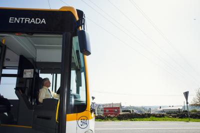 L’autobus urbain de Monbus circule par Lugo