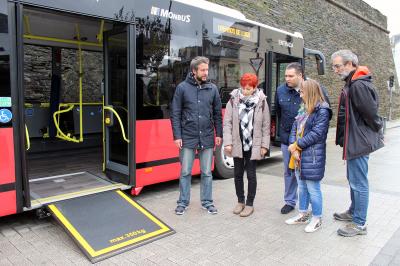 Nuevo vehículo Mercedes- Benz Citaro K de los Urbanos de Lugo