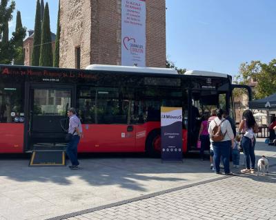 monbus-participa-en-el-dia-sin-coches-de-alcala