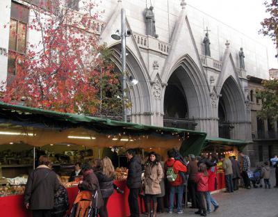 Paradas de la Feria de Santa Lucía en Barcelona