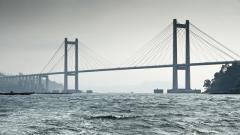 Vistas del Puente de Rande sobre la Ría de Vigo