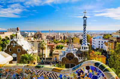 Vistas de Barcelona desde el Parque Güell