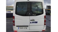 Porta del darrere amb rampa d'autobús escolar Mercedes Benz 515CDI